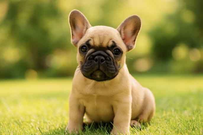 a french bulldog puppy