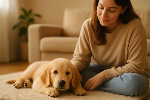keep puppy from whining