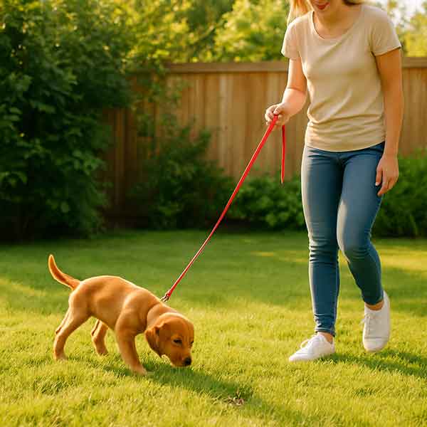 puppy go outside
