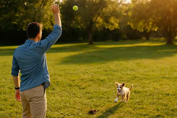 train a puppy to fetch