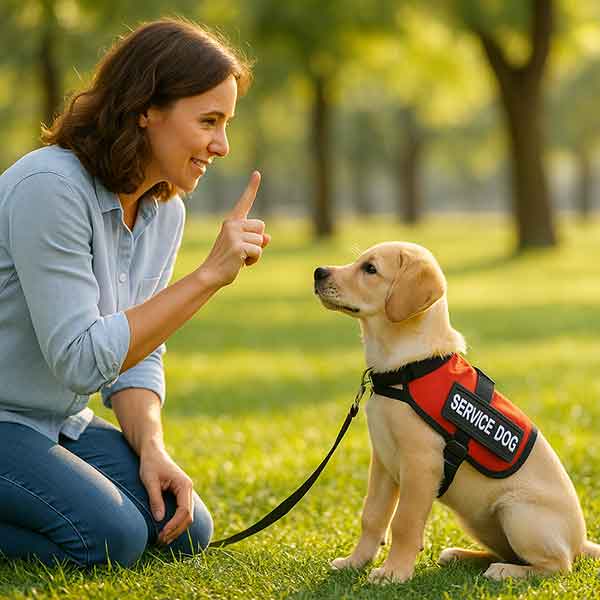 train my puppy to be a service dog