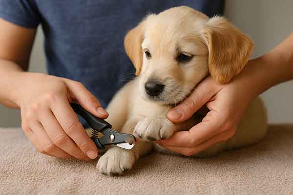cut puppies nails